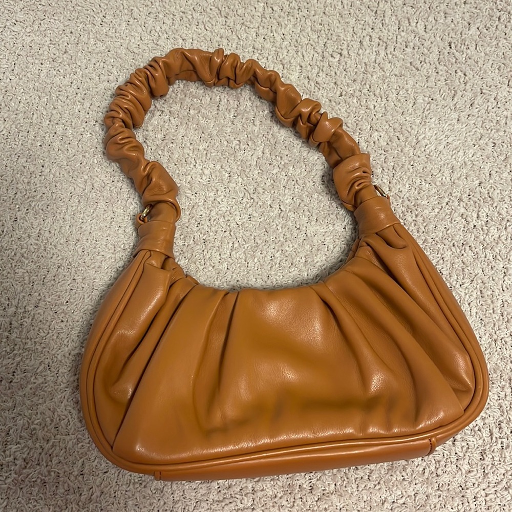 Brown Scrunched Purse